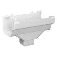 OUTLET END TRDNL WHITE 3INX4IN