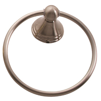 SAT NICKEL REGAL TOWEL RING