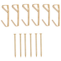 PICTURE HANGER 30LB POL BRASS