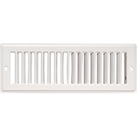 RG1270A2 1/4X12 WHT TS GRILL