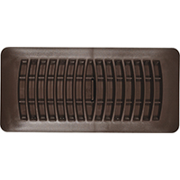 RG1290 3X10 PLAS REGISTER BRN