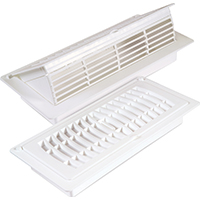 RG1961 4X12 POPUP REGISTER WHT