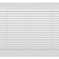 RG3012 18X6 SIDEWALL GRILL WHT