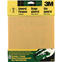 SANDPAPER AL OXIDE 9X11IN FINE