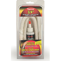 STOVE ROPE 3/4" X 72" W CEMENT