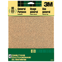 SANDPAPER AL OXIDE 9X11IN CRS