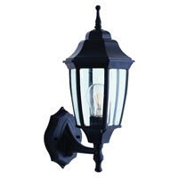 FIXTURE PORCH WLMT 1LT BLACK