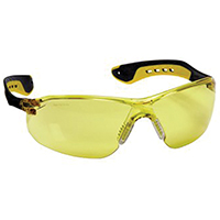 EYEWEAR AMBER LENS BLK FRAME