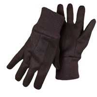 Glove Brn Jersey Reg Wt 2pk L
