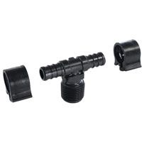 PEX TEE MALE 1/2X1/2X1/2INMPT