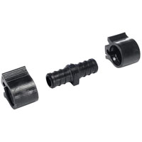 PEX COUPLING BLACK 1/2IN