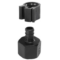 PEX ADAPTER FEMALE BLK 1/2IN