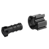 PEX PLUG BLACK 3/8IN