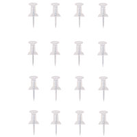 PUSH PINS CLEAR 16PC/CARD