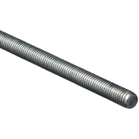 7/16" X 24" THREADED ROD ZINC EA