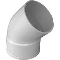 ELBOW 45 DEG ST PVC SPXHUB 6IN