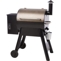 PRO WOOD PELLET GRILL BRONZ 22