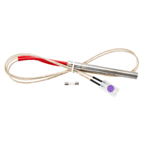 Traeger BAC432 Replacement Hot Rod, Plastic, Red/Silver, For: Traeger Pellet Grills