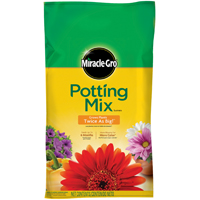 Miracle-Gro 75651300 Potting Soil Bag, 1 cu-ft Coverage Area Bag