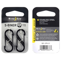 2PK BLK S-Biner Clip