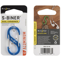 CARABINER DUAL ALUM NO2 BLUE
