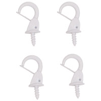 SAFETY HOOKS WHITE 7/8IN