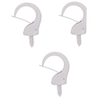 SAFETY HOOKS WHITE 1-1/4IN