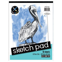TOP FLIGHT 4807103 Sketch Pad; Drawing Sheet; 8-3/4 in L x 12 in W Sheet;