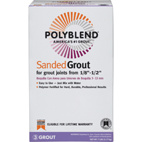 GROUT SANDED OYSTER GRAY 7LB