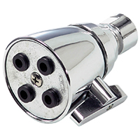 UNIV ADJ 4-JET SHOWERHEAD CHR