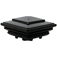DPC-T-BL RAILING PT CAP TR BLK