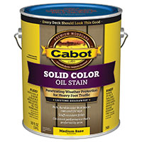 Cabot Solid Color Stain Medium Base 1G