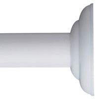 648WW WHT DECORATOR SHOWER ROD