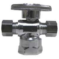 VALVE DUAL 1/2F X 3/8C X 1/4C