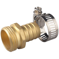 Landscapers Select GB-9413-3/4 Hose Coupling, 3/4 in, Male, Brass, Brass