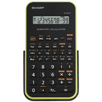 Sharp EL501XBGR Scientific Calculator, LCD, 10 Display, LR1130 Battery
