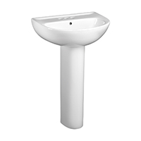 AMS-0467004.020 SINK PEDESTAL WH