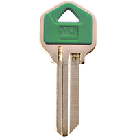 KW1 GREEN KEYBLANK KWIKSET