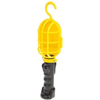 PowerZone ORTL098506 Work Light with Non-Metallic Guard, 6 ft L Cord, Black