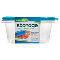 FOOD CONT STORRECTANGLE 2PK