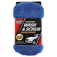 WASH/SCRUB SPON AUTO MICROFIBR