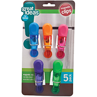 CLIP SET MAGNETIC ASST 5PK