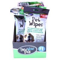 PET WIPES BOW WOW PK24