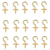 CUP HOOK SOLID BRASS 1/2IN