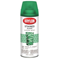 KRYLON STAINED GLASS SUMMER GRN