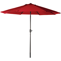 Umbrella 9' Crank Red 60034