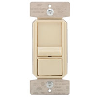 EATON SUL06P-LA-KB-L Slide Dimmer, 277 V, 2 -Gang, Light Almond