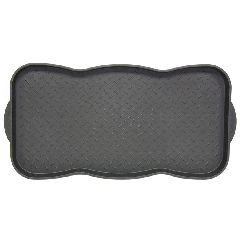 TRAY BOOT PLSTC BLACK 15X30IN