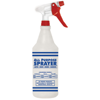 SM ARNOLD 92-763 Sprayer Bottle, 32 oz Capacity, Trigger Nozzle, Red/White
