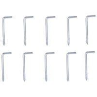 SQUARE SCREW HOOK 1-3/8IN ZP